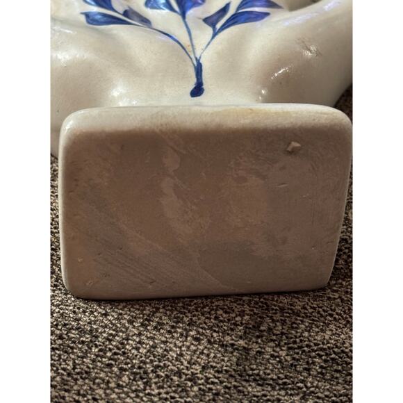 Stoneware 5 Finger Gray Blue Salt Glazed Pottery 6 1/2" Tall Vintage Farmhouse - Picture 3 of 6